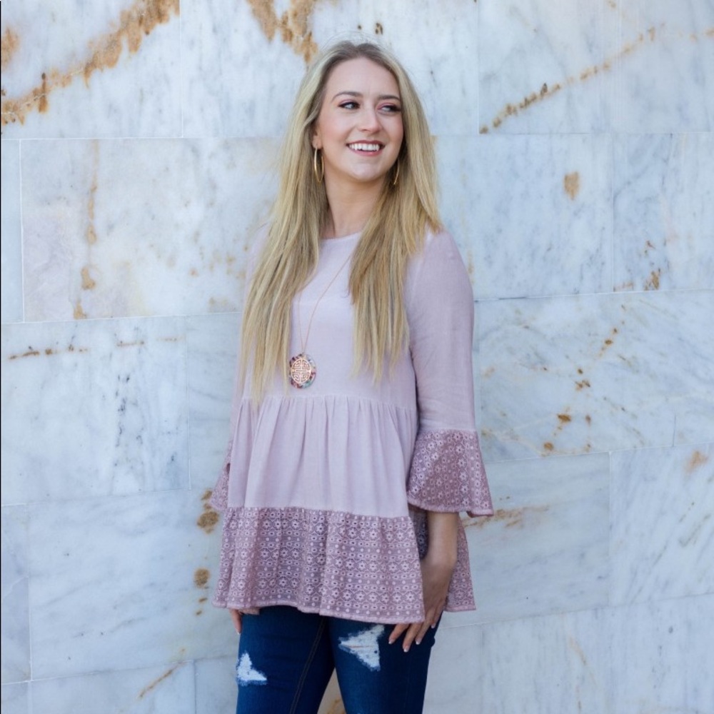 Ella Dyed Lace Top